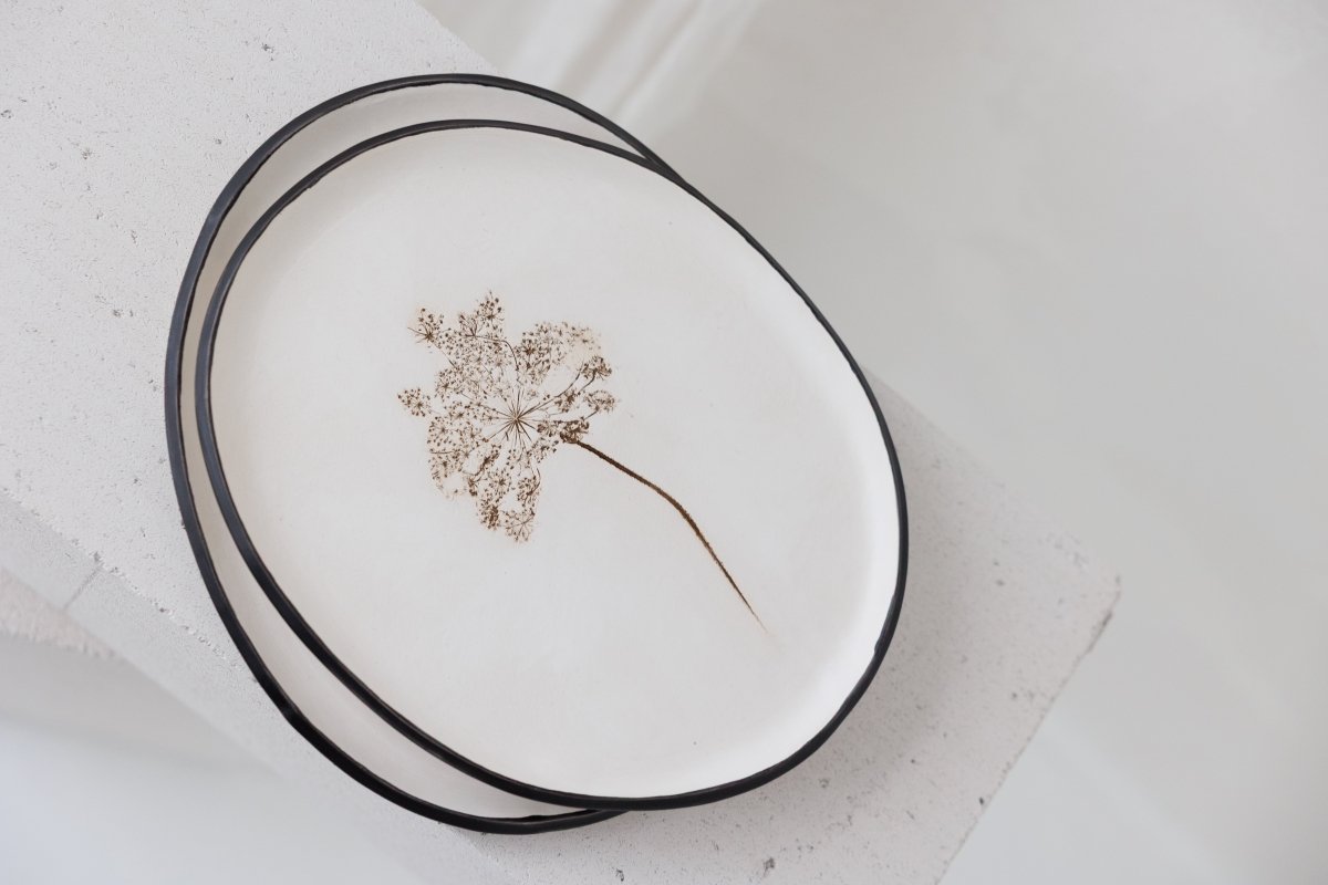 Keraminė lėkštė,, Laukinė morka”