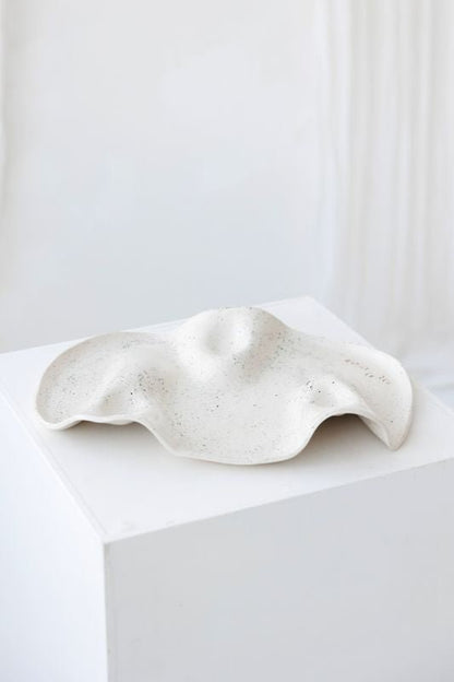 Keraminė serviravimo lėkštė - padėklas ,, Bangos’’