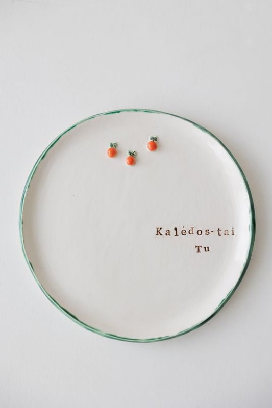 Keraminės lėkštės ,, Mandarinai”