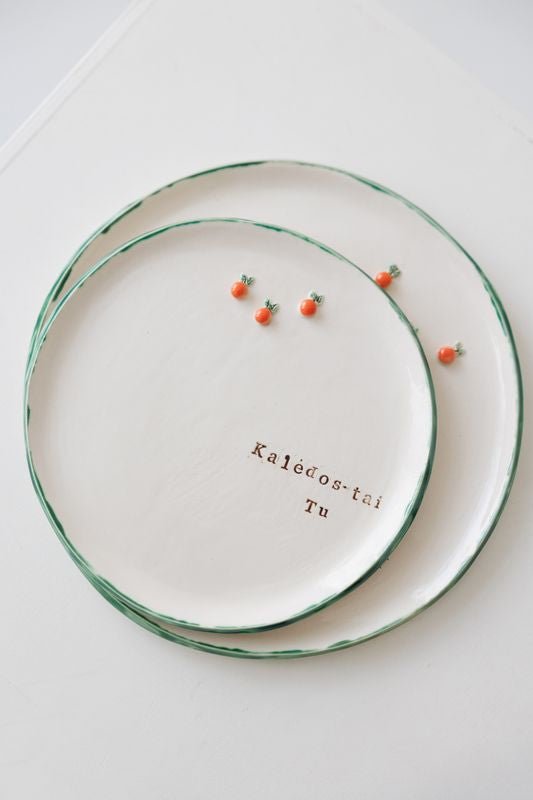 Keraminės lėkštės ,, Mandarinai”