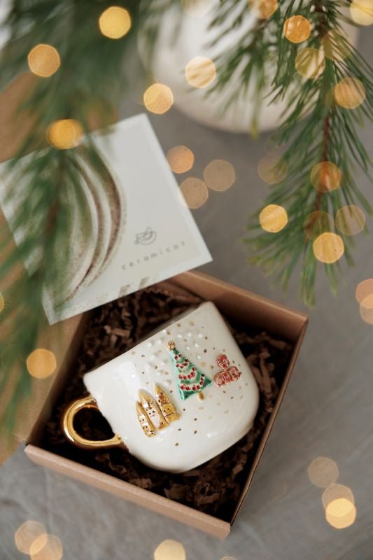 Keraminis puodelis ,,Kalėdos”