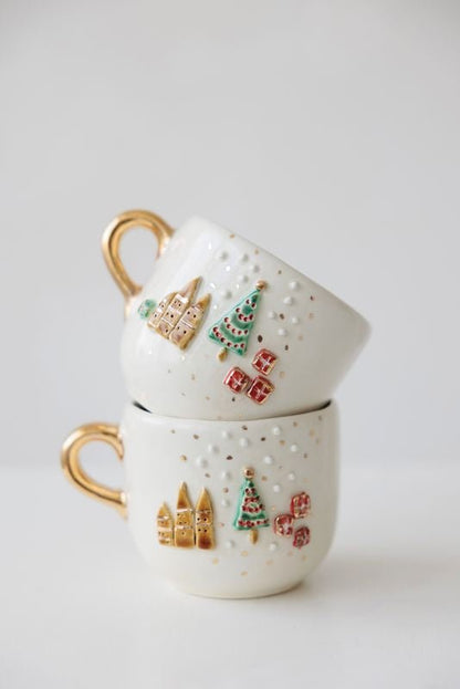 Keraminis puodelis ,,Kalėdos”