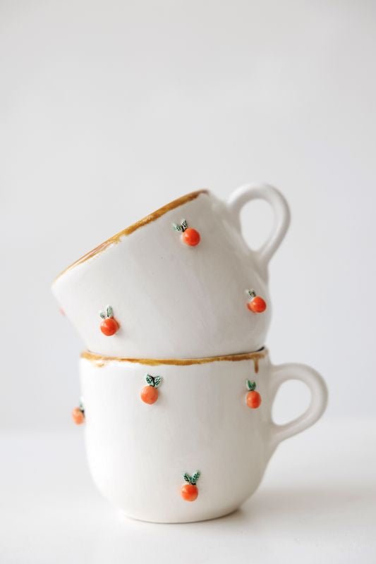 Keraminis puodukas ,, Mandarinai”