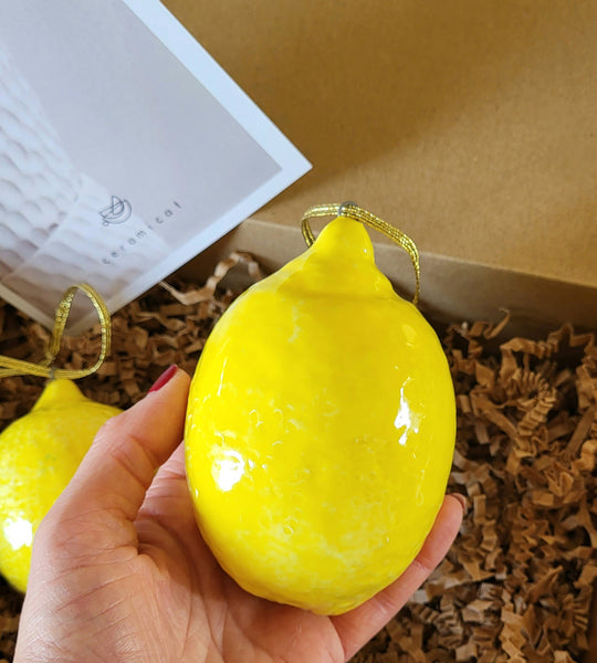 Keramikinė dekoracija ,, Citrina "